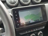 a car dashboard with a gps device on it