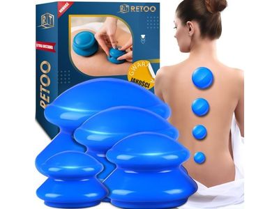 une image représentant une femme tenant une balle de massage bleue et un paquet de trois balles de massage bleues