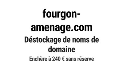 Nom de domaine fourgon-amenage.