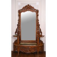 SPECTACULAIRE MEUBLE ART NOUVEAU formant jardinière en noyer… (photo 2)