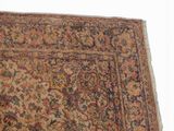 an image of a large rug with a floral design on a white background