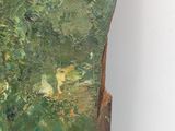 an image of a close up of a piece of art on a white surface