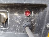 an image of a close up of a car ' s rear end