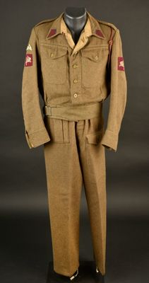 uniforme porté par un soldat pendant la Seconde Guerre mondiale