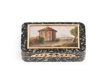 an image of a small box with a painting on it