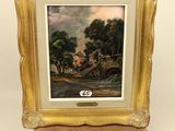 an image of a picture of a painting on a wooden stand