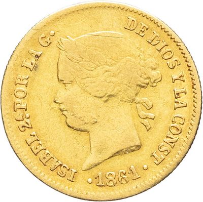 Gros plan sur une pièce d'or ornée d'une tête de femme