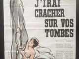french movie poster of a man in a suit and woman in a white dress