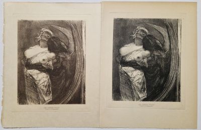 Félicien Rops (1833-1898) - Les diables froids.