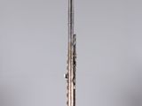 an image of a flute sitting on top of a glass table