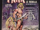 la couverture de la première édition de la bande dessinée « Taar le Rebelle »