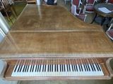 un piano posé au milieu d'une pièce