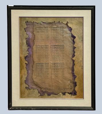 an image of a large piece of paper with writing on it