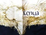a close up of a dress with a name on it