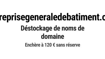 Nom de domaine entreprisegeneraledebatiment.