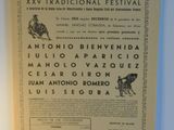 a poster on the wall of a restaurant advertising a festival