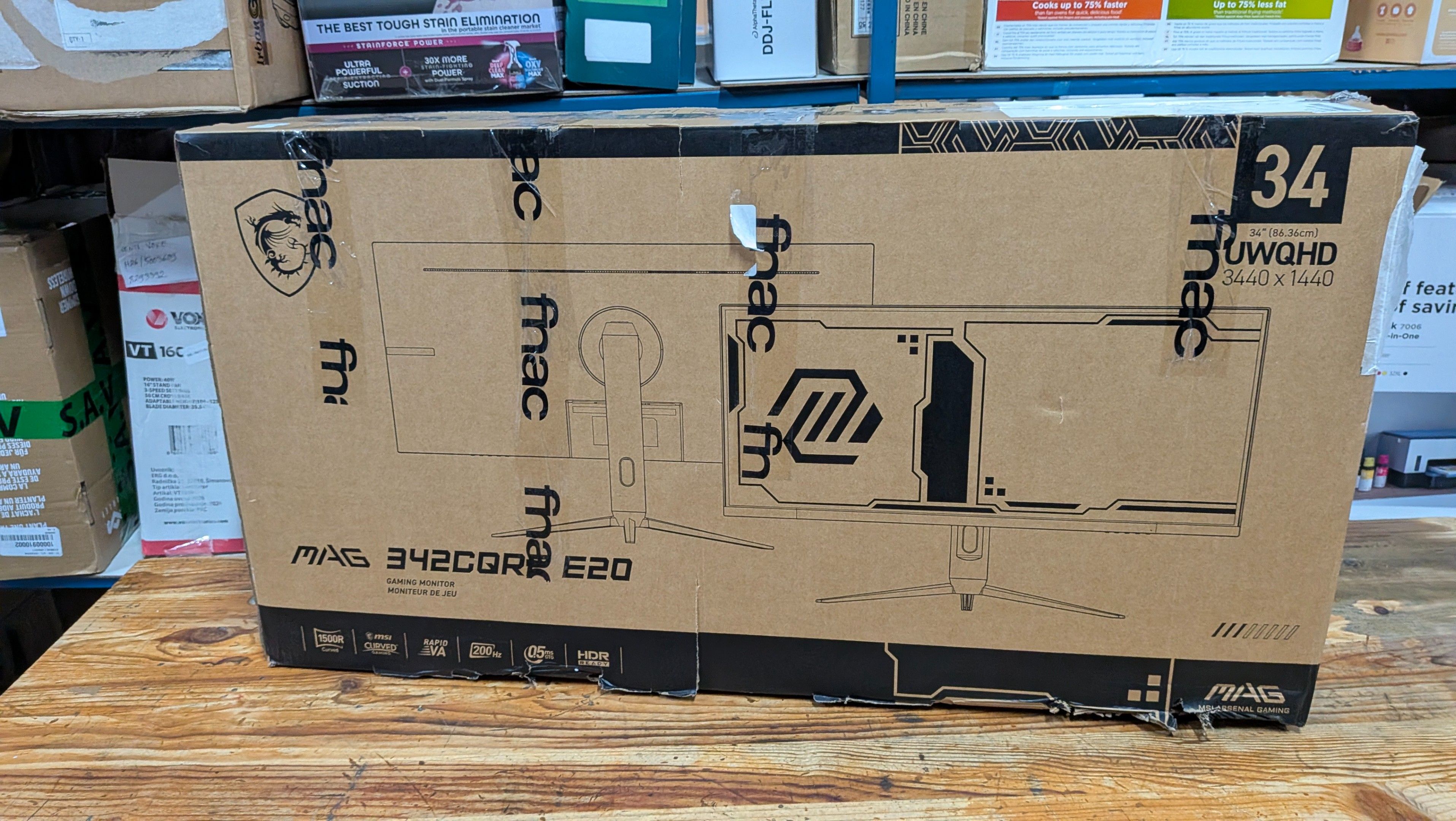 ECRAN D'ORDINATEUR MSI MAG342CQRFE20 - TVA RECUPERABLE