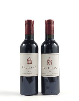 deux bouteilles de vin rouge posées l'une à côté de l'autre sur une surface blanche