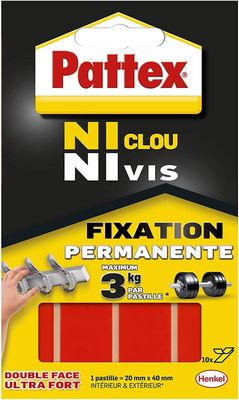 PATTEX - Pastilles adhésives double face Ni Clou Ni Vis - Ul…