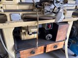 a machine that is sitting on a table in a garage