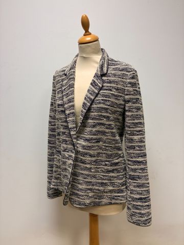 Gérard DAREL – Veste bleu marine et beige, 1 bouton. Très bon éta...