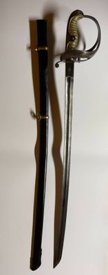 Lot comprenant - pipe de réserviste allemand. Long. : 96cm