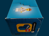 a blue box with a picture of a lego figure on it
