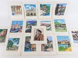 de nombreuses photos différentes d'un homme sur un fond blanc