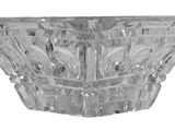 clear glass vase on a white background with a white background