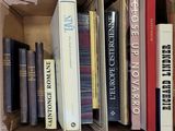 many books that are sitting in a box together