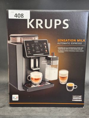 the box of a coffee machine is sitting on the table
