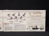 the back of a box with a picture of a group of people on horseback