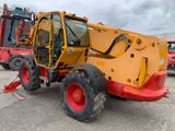 a yellow crane that is parked in a parking lot