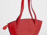 sac cabas Louis Vuitton en cuir Epi rouge