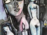 an image of a painting of a woman and a man