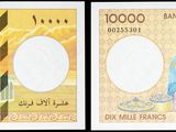 deux billets de banque différents sur lesquels figurent respectivement l'image d'un homme et celle d'une femme