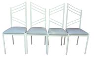 Table de salle à manger dessus verre et 4 chaises (photo 3)