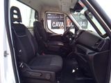 a white van with black seats in the back of it