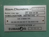 a picture of a label on a machine that is being used