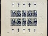 an image of a picture of a stamp with a cross on it