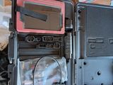 a black case with various items in it on a table