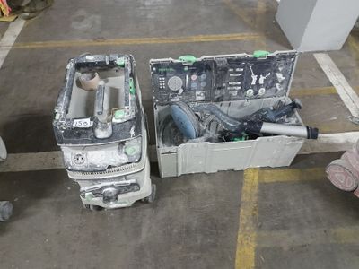 Ponceuse girafe Festool LHS-E225EQi et aspirateur tonneau Fe… - Photo 1