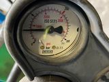 a close up view of a gauge on a bicycle