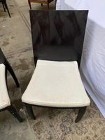 Lot de 4 chaises contemporaines, à structure en bois de coul… (photo 2)