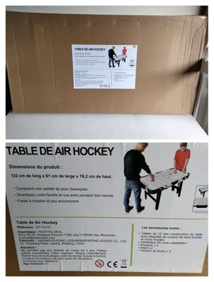 Table de air hockey
