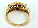 an image of a close up of a ring on a white surface