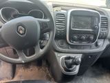 the interior of a car with a steering wheel and dashboard controls