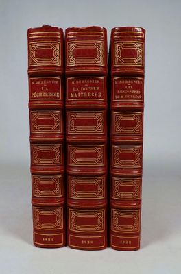 REGNIER (H. de). LA PECHERESSE - LA DOUBLE MAITRESSE - LES RENCONTRES  - Photo 1