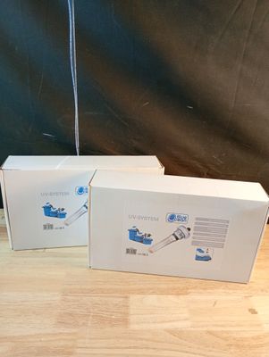 Lot de 2 STERILISATEURS UV POUR FILTRATION Produit neuf et e…
