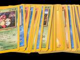 a lot of cards that are sitting on a table